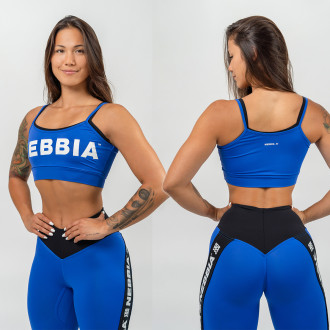 NEBBIA - Dvojvrstvová športová podprsenka FLEX 241 (blue)