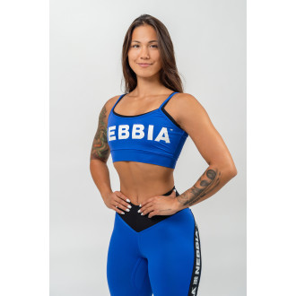 NEBBIA - Dvojvrstvová športová podprsenka FLEX 241 (blue)
