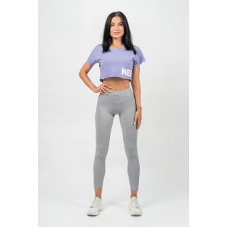 NEBBIA - Tvarujúce legíny s vysokým pásom GLUTE PUMP 247 (light grey)