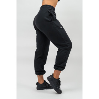 NEBBIA - Športové voľné tepláky GYM TIME 281 (black)