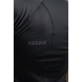 NEBBIA - Pánske tričko kompresné 346 (black)