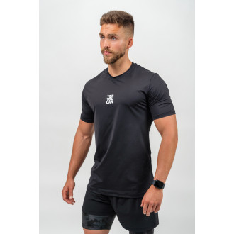 NEBBIA - Pánske funkčné tričko 348 (black)