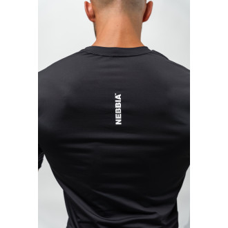 NEBBIA - Pánske funkčné tričko 348 (black)