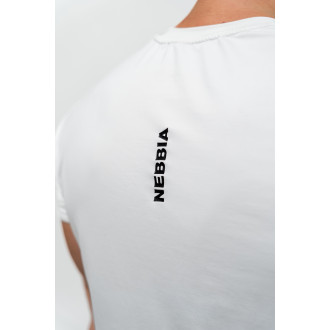 NEBBIA - Funkčné tričko pánske 348 (white)
