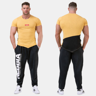 NEBBIA - Kulturistické tepláky 198 (black)