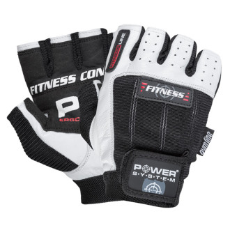 Power System - Fitness rukavice PS-2300 white-black