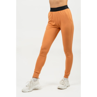 NEBBIA - Slim fit tepláky s vreckami GYM SPIRIT 466 (orange)