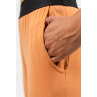 NEBBIA - Slim fit tepláky s vreckami GYM SPIRIT 466 (orange)
