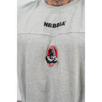 NEBBIA - Tričko s krátkym rukávom LEGENDARY 712 (light grey)