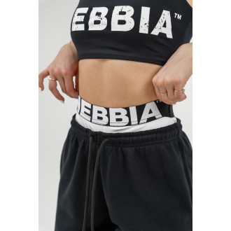 NEBBIA - Športové tepláky MUSCLE MOMMY 623 (black)