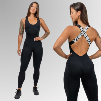 NEBBIA - Športový overal GYM RAT 201 (black)