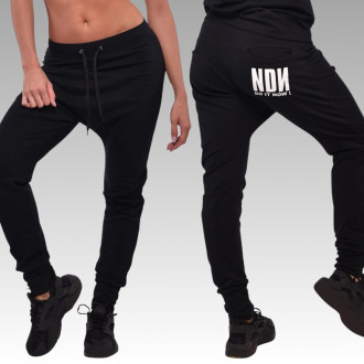 NDN - Dámske pudlové tepláky DO IT NOW X028 (čierna)