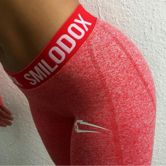 SMILODOX - Legíny na cvičenie SMX1051 (červená)
