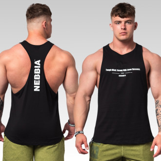 NEBBIA - Pánske Gym tielko FLEXIN 360 (black)