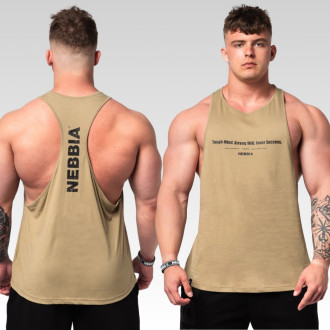 NEBBIA - Pánske fitness tielko FLEXIN 360 (green)
