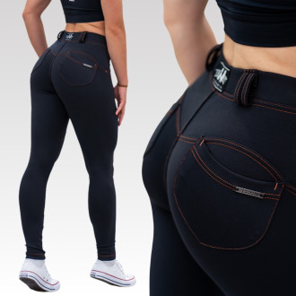 NEBBIA - Bubble Butt legíny LIFT UP 558 (black)