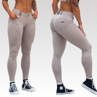 NEBBIA - Bubble Butt legíny LIFT UP 558 (cream)