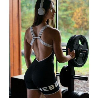 NEBBIA - Športový overal HAMMIES 603 (black)