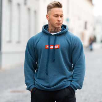 NEBBIA - Mikina s kapucňou Red Label 149 (tmavomodrá)