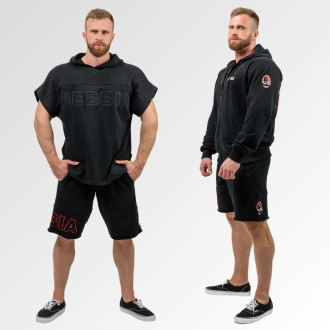 NEBBIA - Pánske šortky s logom Mr.Olympia 713 (black)