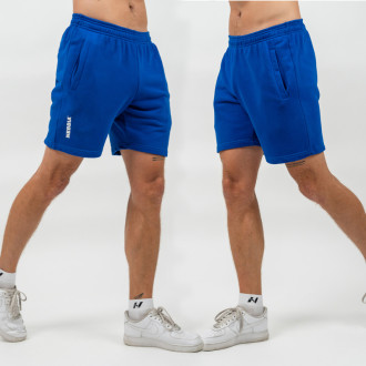 NEBBIA - Teplákové šortky pánske 336 (blue)