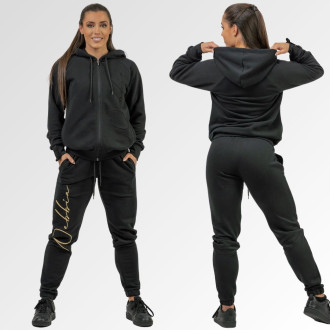NEBBIA - Dámska športová mikina na zips 845 (black)