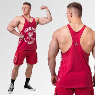 NEBBIA - Pánske fitness tielko 791 (red)