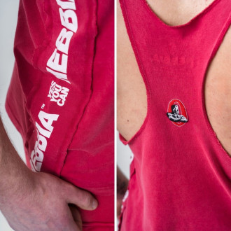 NEBBIA - Pánske fitness tielko 791 (red)