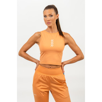 NEBBIA - Crop top tielko CONFIDENCE 476 (orange)