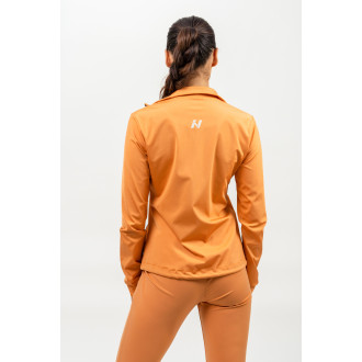 NEBBIA - Mikina na zips s odleskom SLEEK 481 (orange)