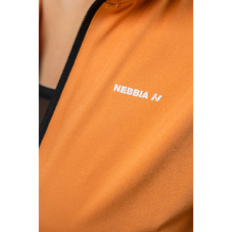 NEBBIA - Mikina na zips s odleskom SLEEK 481 (orange)