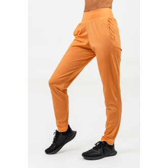 NEBBIA - Slim fit legíny s vreckami SLEEK 482 (orange)