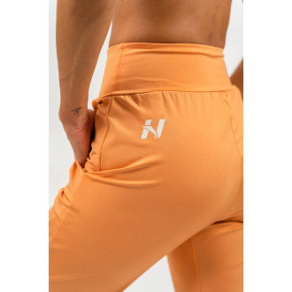 NEBBIA - Slim fit legíny s vreckami SLEEK 482 (orange)