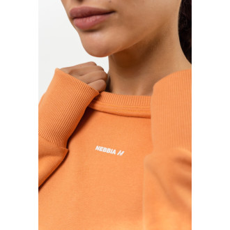 NEBBIA - Crop mikina GYM SPIRIT 483 (orange)