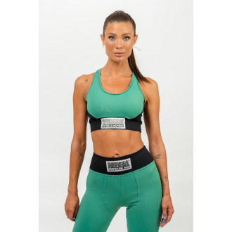 NEBBIA - Vystužená športová podprsenka SIGNATURE 472 (green)