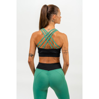 NEBBIA - Vystužená športová podprsenka SIGNATURE 472 (green)