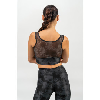 NEBBIA - Športová podprsenka so sieťkou IMPACT 478 (black)