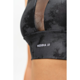 NEBBIA - Športová podprsenka so sieťkou IMPACT 478 (black)