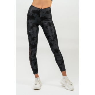 NEBBIA - Legíny so sieťkou vysokým pásom IMPACT 479 (black)