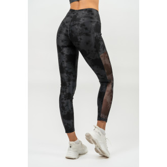 NEBBIA - Legíny so sieťkou vysokým pásom IMPACT 479 (black)