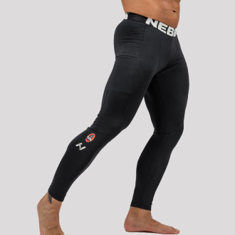 NEBBIA - Fitness legíny s vreckom DISCIPLINE 708 (black)