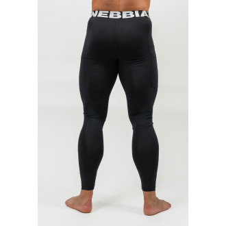 NEBBIA - Fitness legíny s vreckom DISCIPLINE 708 (black)
