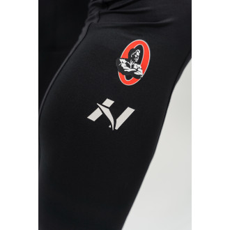 NEBBIA - Fitness legíny s vreckom DISCIPLINE 708 (black)