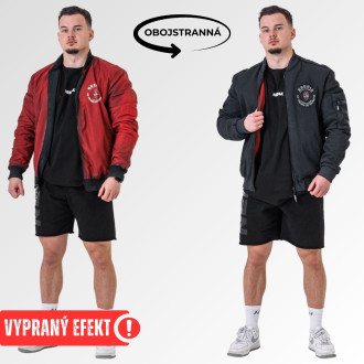 NEBBIA - Obojstranná pánska bombera Mr.Olympia 794 (black)