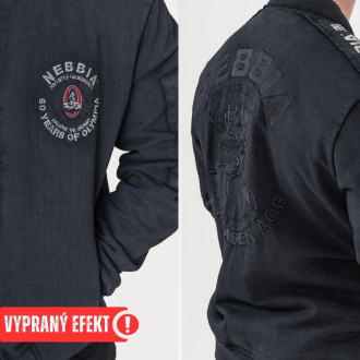 NEBBIA - Obojstranná pánska bombera Mr.Olympia 794 (black)