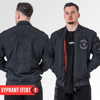 NEBBIA - Obojstranná pánska bombera Mr.Olympia 794 (black)