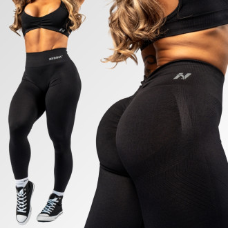 NEBBIA - Bezšvové push-up legíny s vysokým pásom TOTALLY SEAMLESS 303 (black)