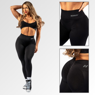 NEBBIA - Bezšvové push-up legíny s vysokým pásom TOTALLY SEAMLESS 303 (black)