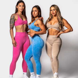 NEBBIA - Bezšvové push-up legíny s vysokým pásom TOTALLY SEAMLESS 303 (blue)