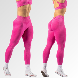 NEBBIA - Bezšvové push-up legíny s vysokým pásom TOTALLY SEAMLESS 303 (pink)